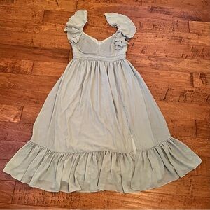 Birdy Grey Women’s Bridesmaid Dress Michelle Sage Size XL